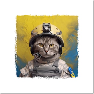 Ukraine cat Posters and Art